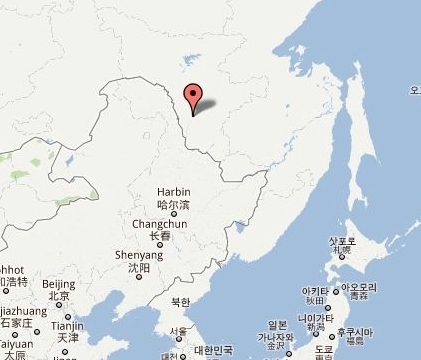 자유시 위치. 스보보드니(러시아어로 '자유로운' 이라는 뜻)